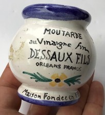 POT A MOUTARDE TONNELIER DESSAUX FILS ORLEANS FRANCE MUSTARDE POT COOPER WINE