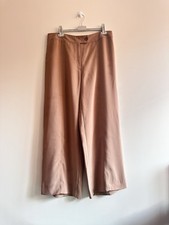 Pantalon léger beige palazzo large Zapa taille 46