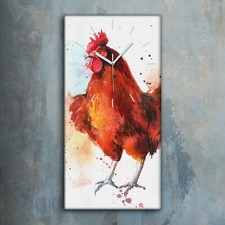 Horloge décorative sur toile