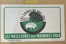 Buvard Pub Publicitaire Les laines du bois joli