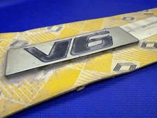 LOGO Badge Emblème Monogramme V6 Renault 30 Alpine A310 Original 7700644690 Neuf