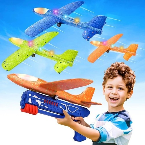 Lanceur avion mousse led - lanceur,