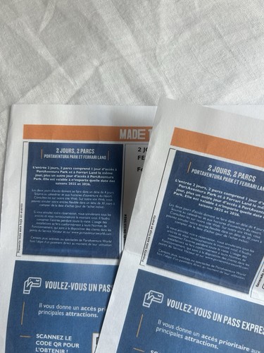 Portaventura world billets - billets, 2
