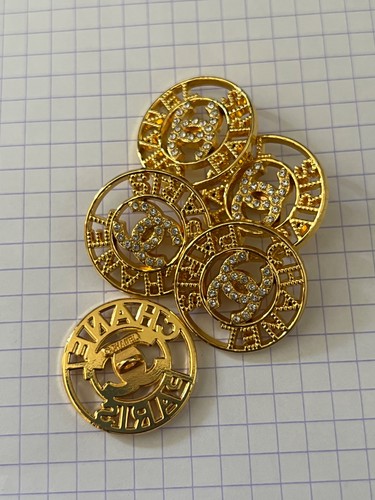 Boutons chanel vintage - 5,