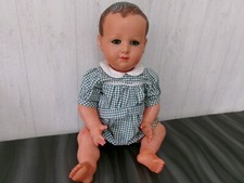 Petitcollin Ancien Baigneur des années 50 yeux marrons dormeurs 55cm Celluloïd