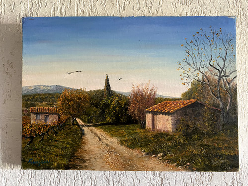 Tableau huile sur - huile, toile