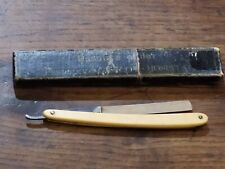 Rasoir à effiler LE GRELOT Thiers France Coupe Choux straight razor Ancien 