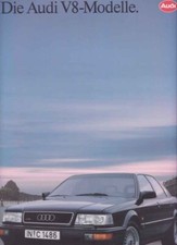 Catalogue Brochure Audi V8