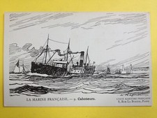 cpa Illustrée Par Léon HAFFNER La Marine Française CABOTEURS