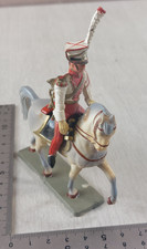 Ancien soldat, cavalier, en plastique peint, Starlux Empire