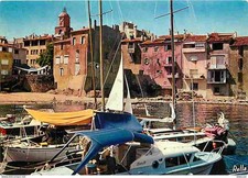 83 - Saint Tropez - La Pouncho - Port des Pecheurs - Bateaux - Voile - CPM - Voi