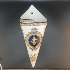 Bouquetière en faïence de