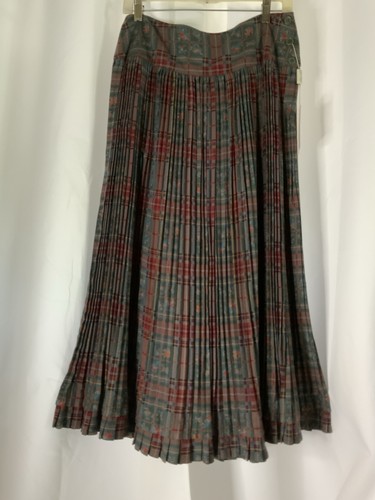 Gimar pleated plaid floral - pleated,