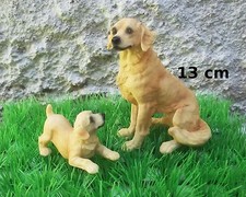 magnifique maman,chiot ,chien ,figurine collection, dog, hond ,labrador G-chiens