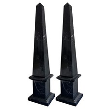 Paire De Obelisc en Marbre