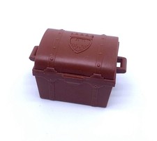 PLAYMOBIL * MOYEN-AGE * Coffre au Trésor Marron Armoiries 3550 3542 3570 Vintage