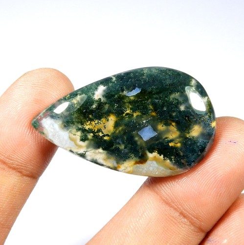 Algues mousse verte agate