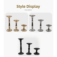 Ancien bougeoir en fer colonne