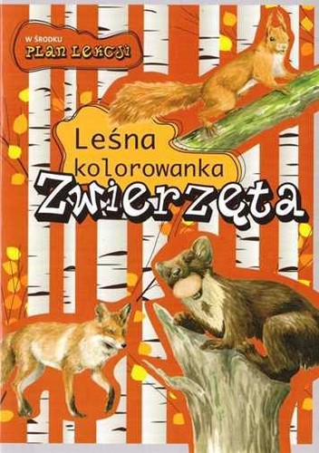 Leśna kolorowanka zwierzęta - kolorowanka,