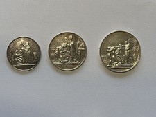 3  MEDAILLES DE MARIAGE CHRETIEN EN ARGENT