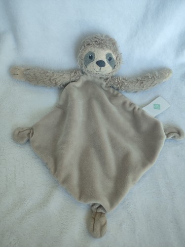Doudou plat paresseux marron - plat,