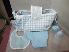 Sac à langer Berchet  pour poupon , poupée 36 cm