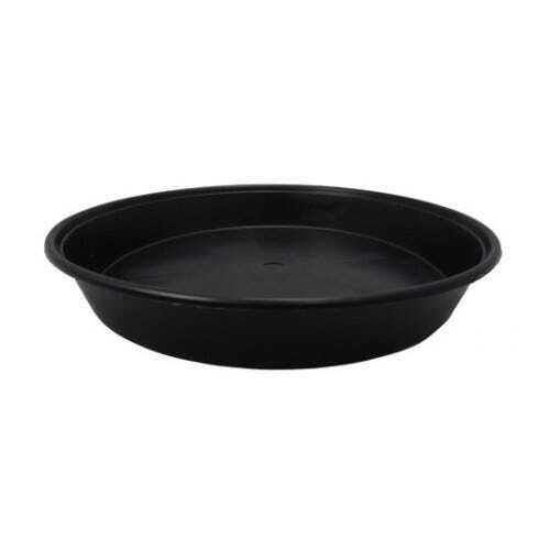 Soucoupe noire pour pots rond - soucoupe,
