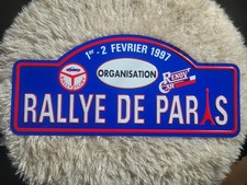 PLAQUE DE RALLYE 1er et 2