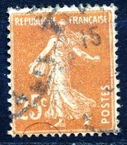Timbre france 235 semeuse - france,