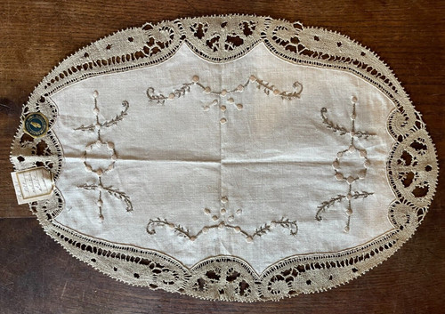 Chemin table dentelle - table,