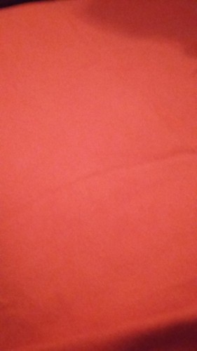 Couverture orange vermillon - couverture,