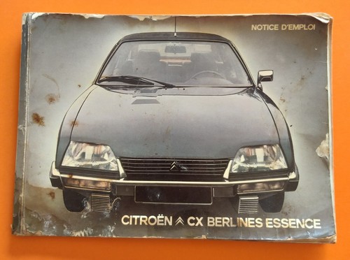 Notice emploi citroen cx - d'emploi,