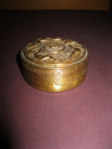 Ancienne boite poudrier en - boite,