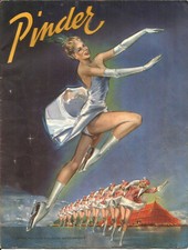 Bordeaux 1954.Ancien et Rare Programme CIRQUE PINDER .14 pages.