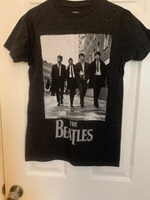 The Beatles Retro - Walking Suits '60s T shirt Sz S - Gray Tee