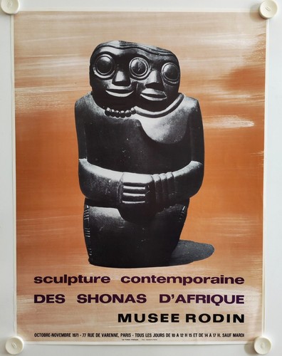 Affiche sculptures shonas - sculptures,