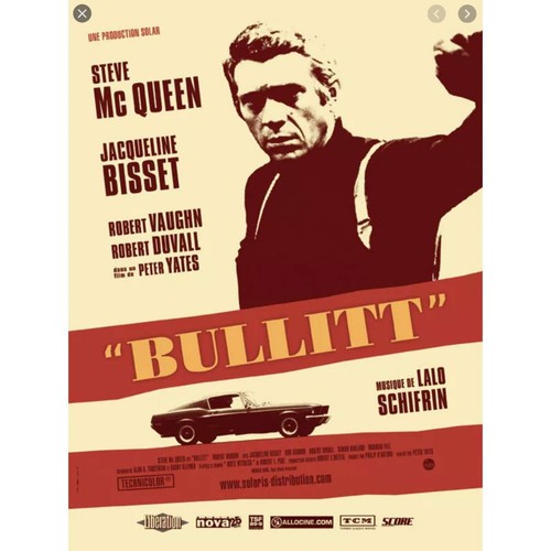 Bullitt affiche film - bullitt,