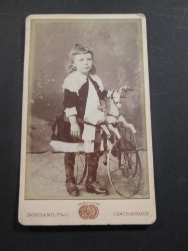 Photo cdv petite fille - cdv,