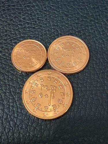 Pièces 5 centimes - 1-2-5,