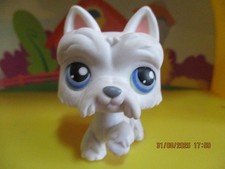 Petshop Chien  Westie N°24 / Avec Aimant Rose