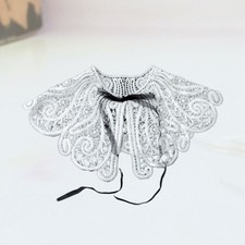  Corsage de broderie de col en dentelle polyvalent col creux exquis décolleté