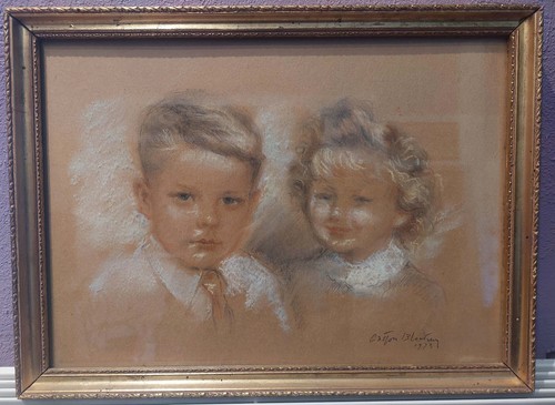 Tableau fusain portraits - fusain,
