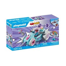 PLAYMOBIL 71635 Jeune fille licorne et kart, Funstars, 46 pieces, des 4 ans