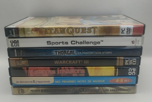 Lot jeux rom warcraft - jeux, cd-rom