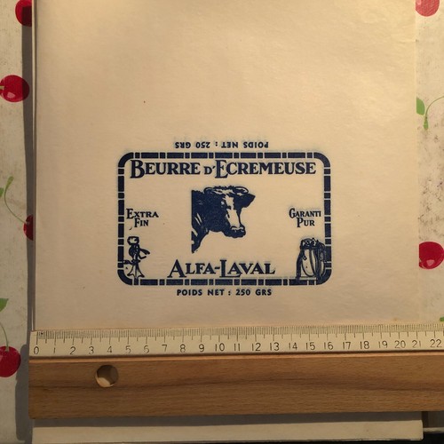 Feuille emballage neuve beurre - feuille,
