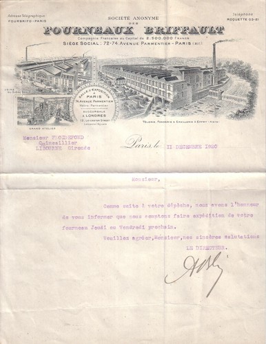 Paris lettre enveloppe - -,