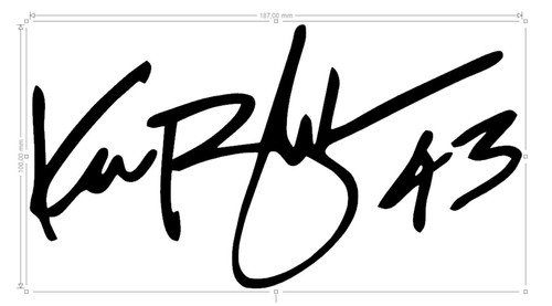 Sticker autographe signature - autographe,,