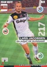 076 LARS JACOBSEN DENMARK EAG GUINGAMP CARD ADRENALYN 2016 PANINI