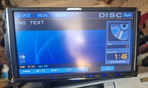 Alpine iva w505 touch - iva-w505, 7"
