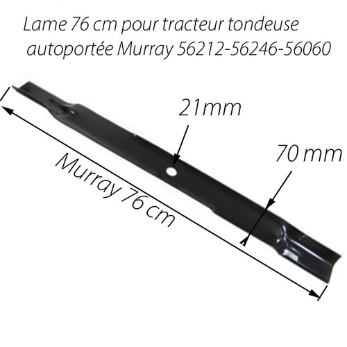 Lame soufflante tondeuse - 76,